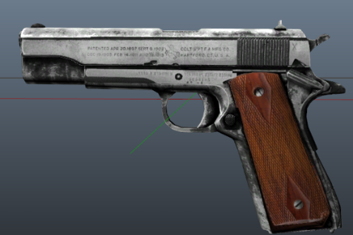Max Payne 3 Colt 1911 Licence, colors and grips retextured